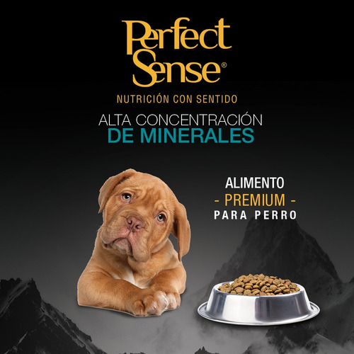 Imagen 4 de 4 de Alimento Perfect Sense para perro cachorro todos los tamaños sabor mix en bolsa de 8kg