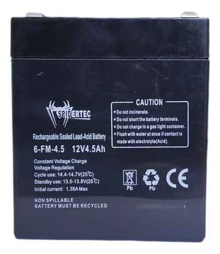 Bateria Para Ups Spidertec 12v 4.5ah 