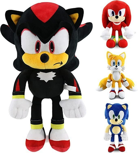 Muñeca Sonic De Personajes De Dibujos Animados De 4 Piezas