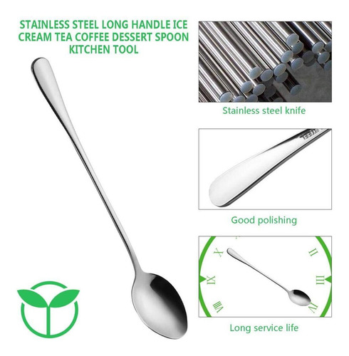20 Pcs Cucharas Para Mezclar Café De Acero Inoxidable