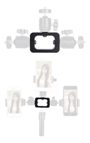 Imagen 2 de 4 de Adaptador De Soporte De Clip Multifunción Para Tres Posicion