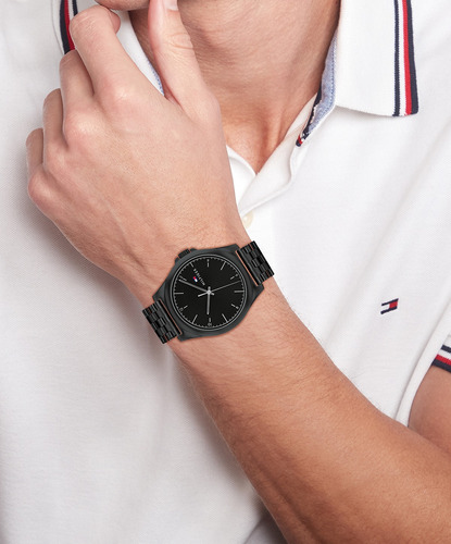 Tommy Hilfiger Reloj Para Hombre 1710613 Norris 42mm Negro