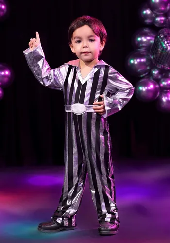 Disfraz De Disco Dude | Deslumbrante Traje Niños Detal...