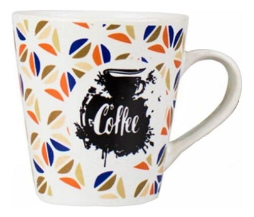 Caneca Cônica 300ml Coffee Fratelli Cerâmica