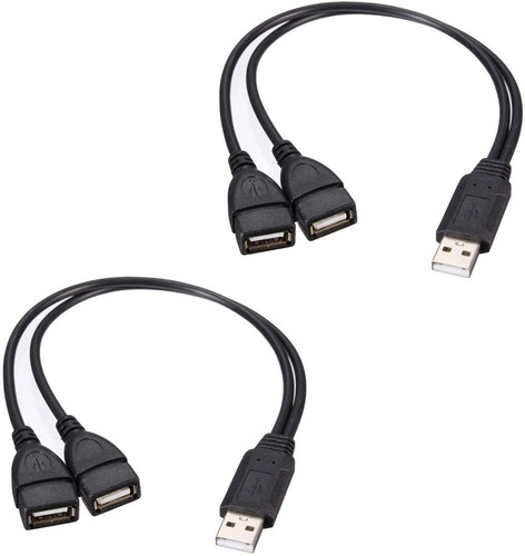 Usb Divisor De Cable Del Cargador Usb Un Macho 2 A 0 Co...