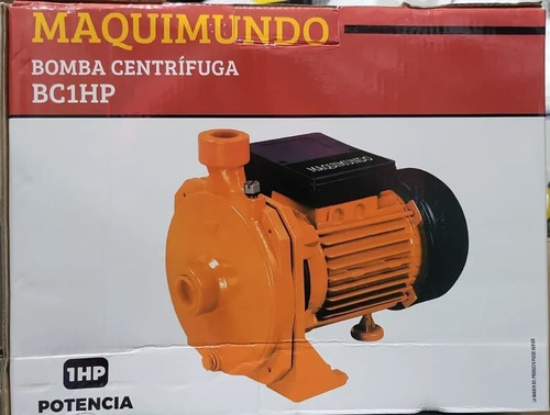 Imagen 2 de 6 de Bomba Centrifuga Motor 1 Hp Turbi Metal Elevadora Agua Riego
