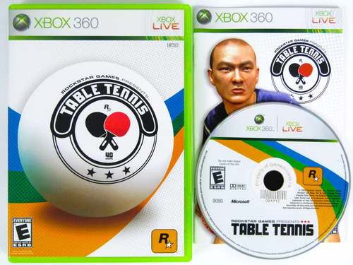 Table Tennis Xbox 360 Rockstars Maxgamessm