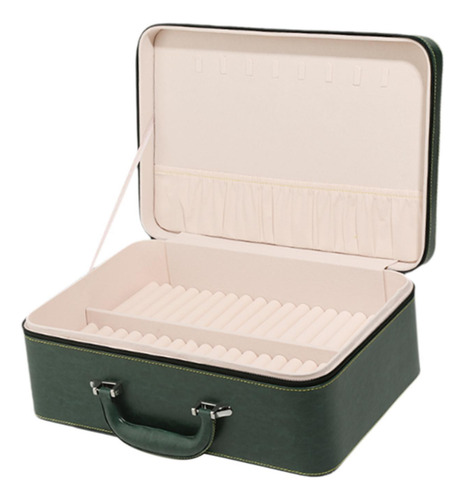 Caja De Almacenamiento Para Pulseras, 35x24x14cm Verde