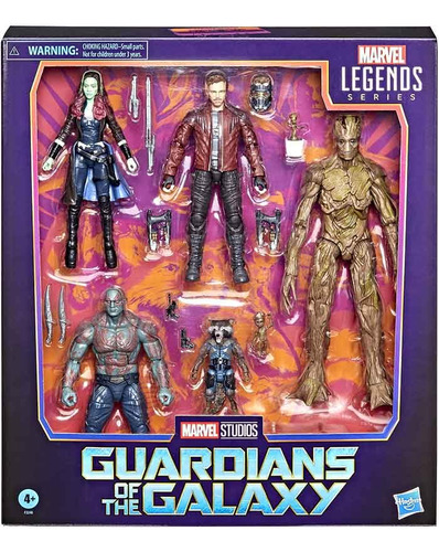 Marvel Legends Guardianes De La Galaxia Caja De Figuras De A