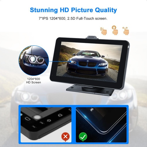 Estéreo Inalámbrico For Coche De 7 Pulgadas Carplay Android