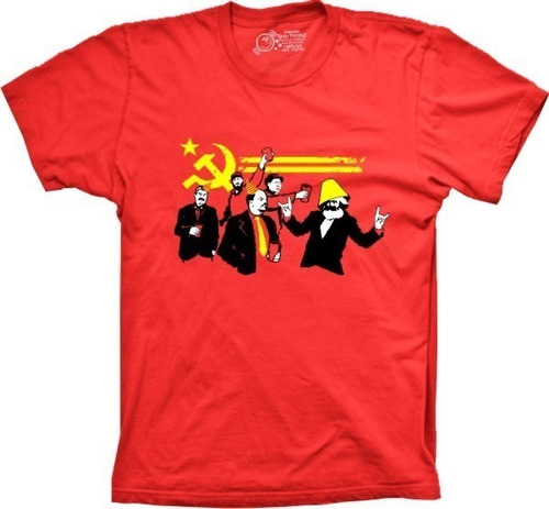 Camiseta Plus Size Divertida Festa Comunista