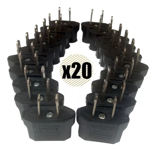 Adaptador Europeo Hembra A 2 Patas Macho (110~220v) Pequeño