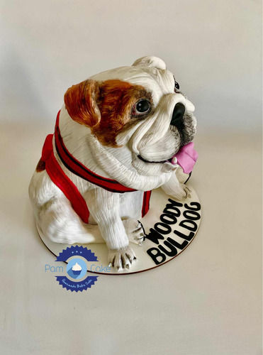 Torta Artesanal Bulldog Inglés Perro Dog