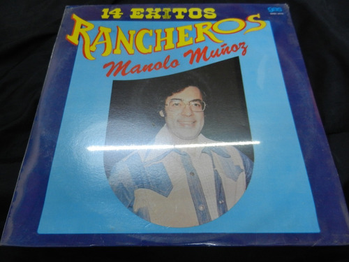 Manolo Muñoz Lp 14 Exitos Rancheros Mexico 1986 Cerrado 