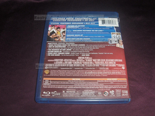 The Hangover Pelicula Blu Ray Que Paso Ayer De Coleccion (Usado)