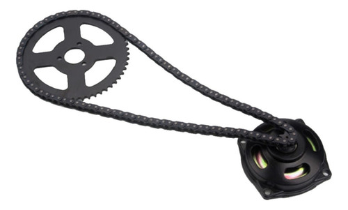 Cadena T8f Con Piñón Trasero De Caja De Cambios Para Minimot