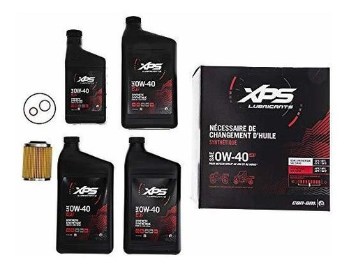 Para Motor: Kit De Cambio De Aceite Sintético Can-am Atv 4t 