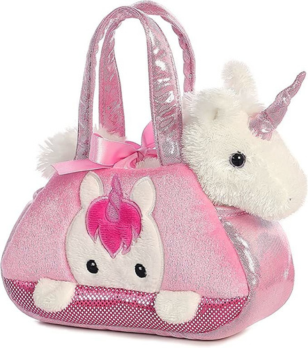 Aurora World Fancy Pals Pet Carrier, Peek-a-boo Unicorn Mul