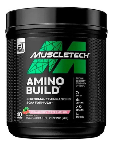 Amino Build Bcaa, Muscletech 40 Serving