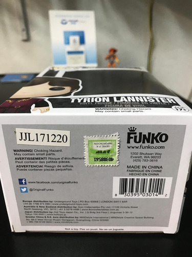 Figura Funko Pop Tyrion Lanister Game Of Thrones #01
