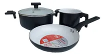 Comprar Cacerolas Juego Universal Cacerola 22 + Sarten Y Jarro12cm