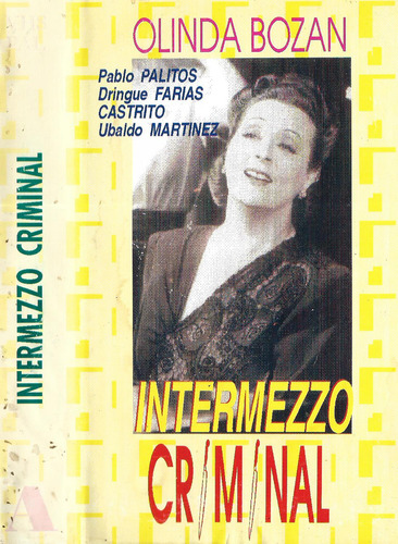 Intermezzo Criminal Vhs Olinda Bozán Carlos Castro (Usado)