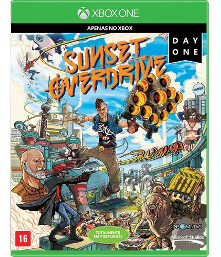 Sunset Overdrive Xbox One Mídia Física Novo Lacrado 
