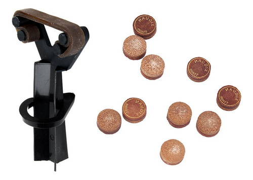 Taco De Billar De Billar De Billar De Material Cuero 10pcs
