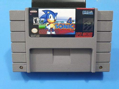Sonic 4 Snes Cartucho De Super Nintendo 