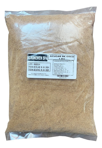 Azucar De Coco Formato 1kg. Agronewen