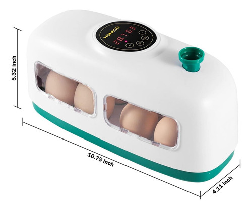 Incubadora C/control De Temperatura; 8 Huevos, Azxiviz