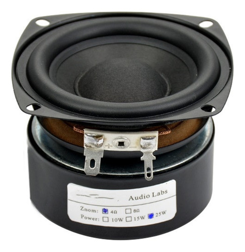 Subwoofer 1pcs De 3  Pulgadas 25w Hifi Subwoofer Altavoz 4