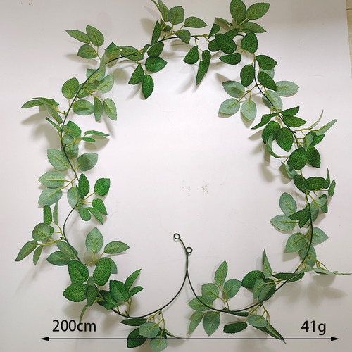 Enredadera De Flor De Ratán De Hoja De Rosa De Navidad