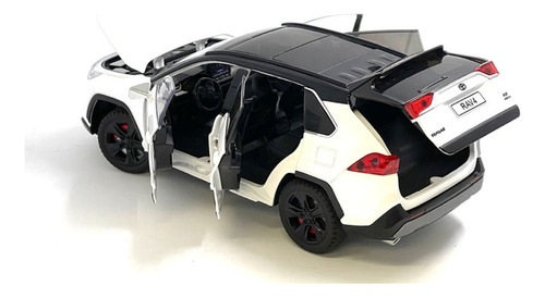 Toyota Rav 4 Hybrid Xse Doble Tono 1/24 Blanca O Gris Rav4 Color Blanco