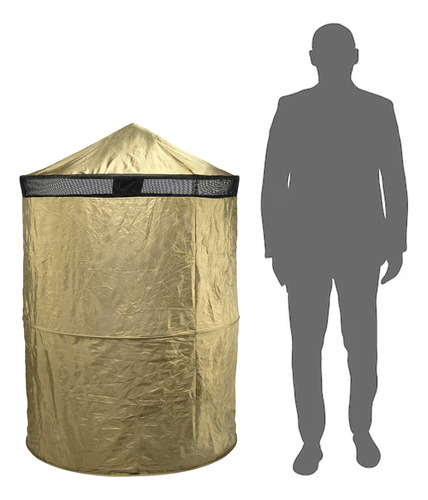 Carpa De Baño Vestidor + Silla Plegable Portatil Wc Camping