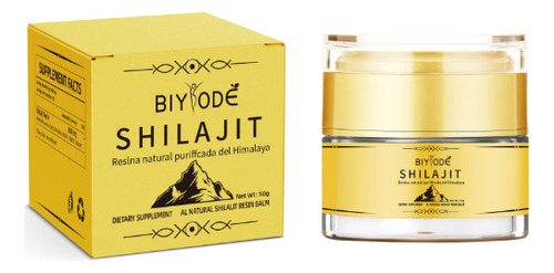 Biyode Hima Shiljatu Shilajit Resina De Himalaya 50g Sin Sabor