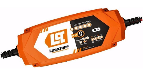 Cargador Baterías Lusqtoff Auto Moto Gel 12/24v 7amp Lct7000