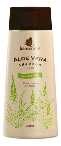 Shampoo Aloe Vera 300 Ml Barrominas Bm'care Cabelo Cacheado