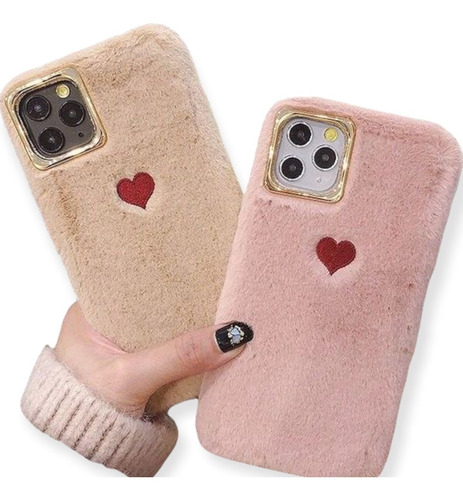 Estuche Peluche Protector Para iPhone Varias Referencias