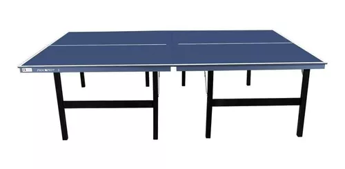 Mesa de Ping Pong / Tênis de Mesa Procopio Oficial Dobrável c/ Rodas - Azul