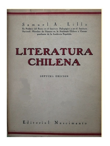 Literatura Chilena, Samuel A. Lillo