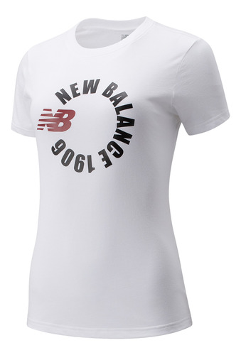 Remera New Balance De Dama - Circle Graphic -wt13804wt