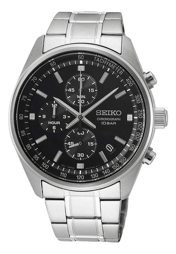 Seiko Analog Business Quartz Mens Chronograph Seiko Ssb379p1