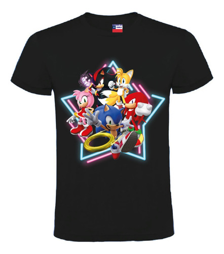 Polera Sonic Estampado Dtf