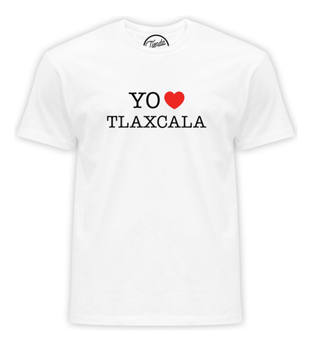 Playera Yo Amo Tlaxcala Corazón Souvenir T-shirt