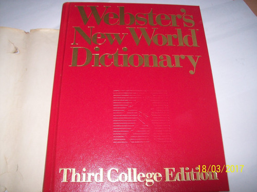 Webster's New World Dictionary. Third College Edition,1988
