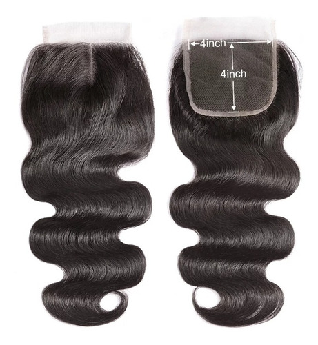 12 Pulgadas Lace Closure Natural Ondulado 