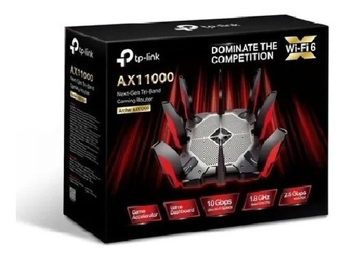 Router Tp-link Gaming Ax11000 Tri-banda Wifi 6-8 Puertos Gig