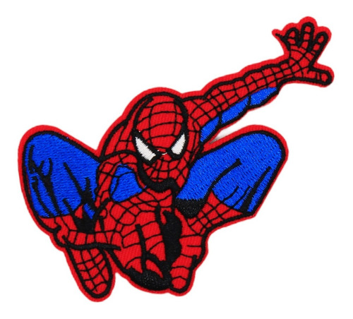 Parche Spiderman Colgando - Marvel - Adherible - Superhéroe 