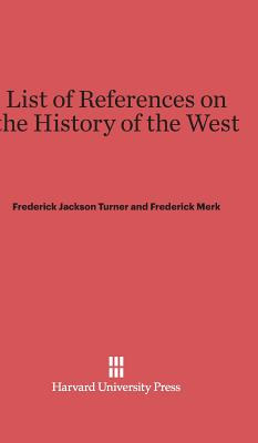 Libro List Of References On The History Of The West - Tur...